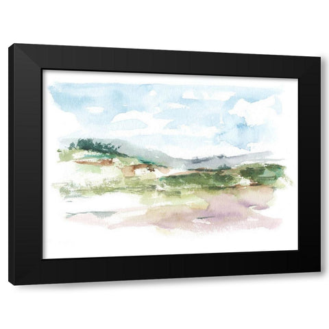Spring Watercolor Sketch I Black Modern Wood Framed Art Print by Harper, Ethan
