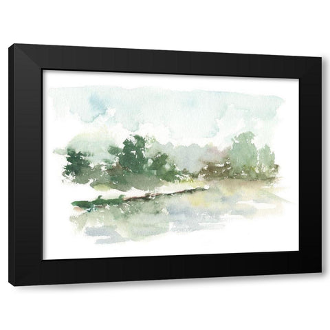 Spring Watercolor Sketch III Black Modern Wood Framed Art Print by Harper, Ethan