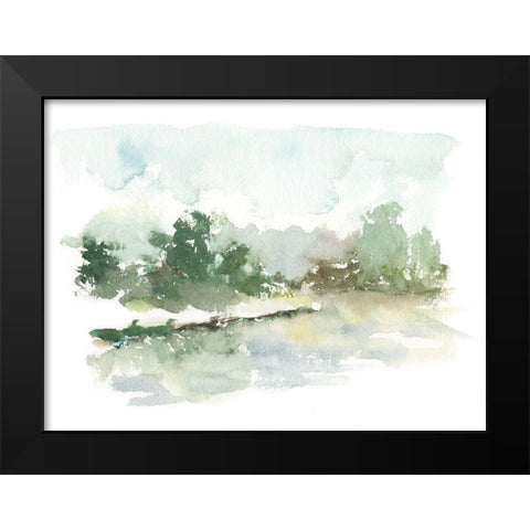 Spring Watercolor Sketch III Black Modern Wood Framed Art Print by Harper, Ethan