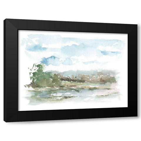 Spring Watercolor Sketch IV Black Modern Wood Framed Art Print by Harper, Ethan
