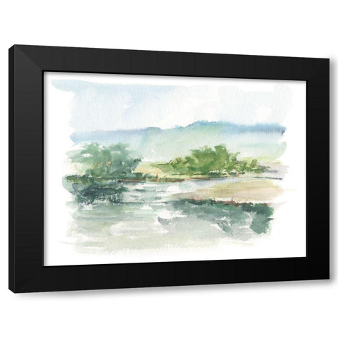 Spring Watercolor Sketch V Black Modern Wood Framed Art Print by Harper, Ethan