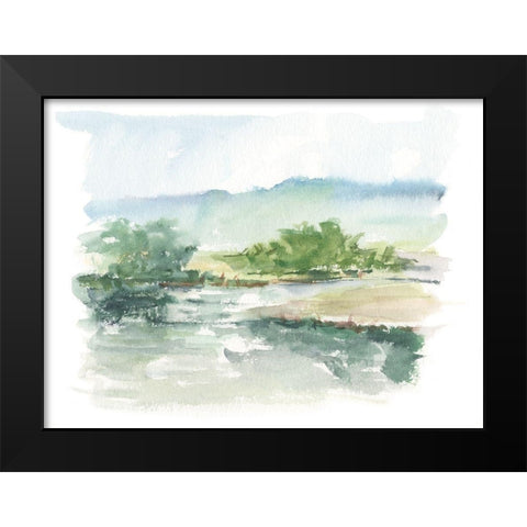 Spring Watercolor Sketch V Black Modern Wood Framed Art Print by Harper, Ethan