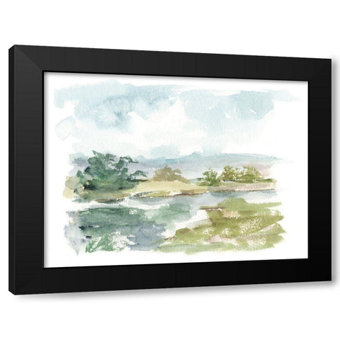 Spring Watercolor Sketch VI Black Modern Wood Framed Art Print by Harper, Ethan