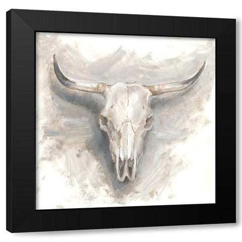 Cattle Mount I Black Modern Wood Framed Art Print by Harper, Ethan