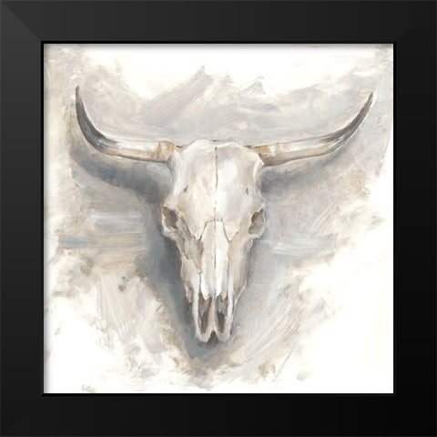 Cattle Mount I Black Modern Wood Framed Art Print by Harper, Ethan