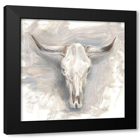 Cattle Mount II Black Modern Wood Framed Art Print by Harper, Ethan