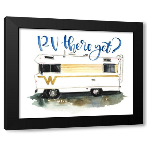 Summer Vacation II Black Modern Wood Framed Art Print by Parker, Jennifer Paxton