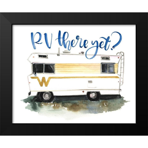 Summer Vacation II Black Modern Wood Framed Art Print by Parker, Jennifer Paxton