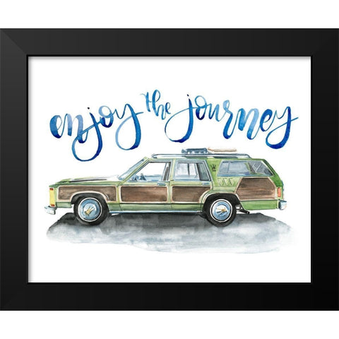 Summer Vacation IV Black Modern Wood Framed Art Print by Parker, Jennifer Paxton