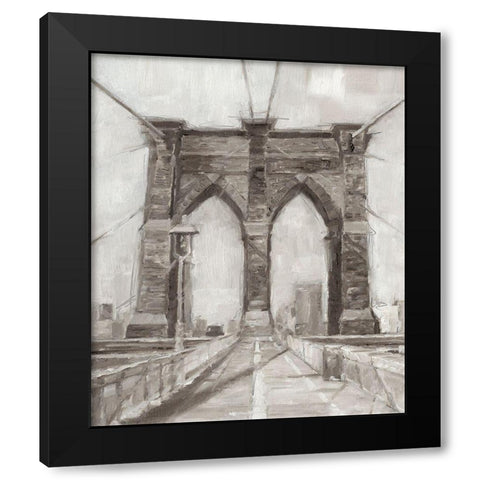 Bridge Crossing I Black Modern Wood Framed Art Print by Harper, Ethan
