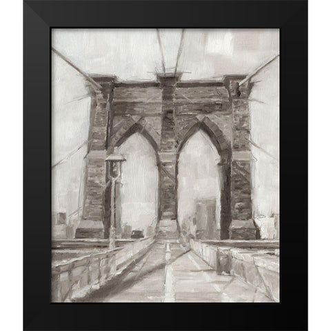 Bridge Crossing I Black Modern Wood Framed Art Print by Harper, Ethan