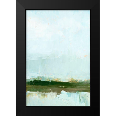 Wetland Horizon I Black Modern Wood Framed Art Print by Harper, Ethan