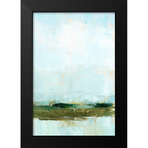 Wetland Horizon II Black Modern Wood Framed Art Print by Harper, Ethan