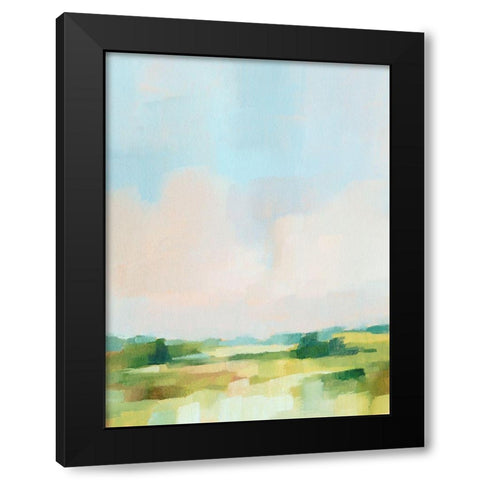 Spring Skies II Black Modern Wood Framed Art Print by Harper, Ethan