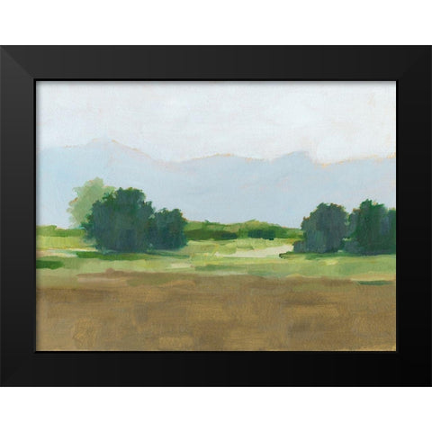 Viridian Shade II Black Modern Wood Framed Art Print by Harper, Ethan