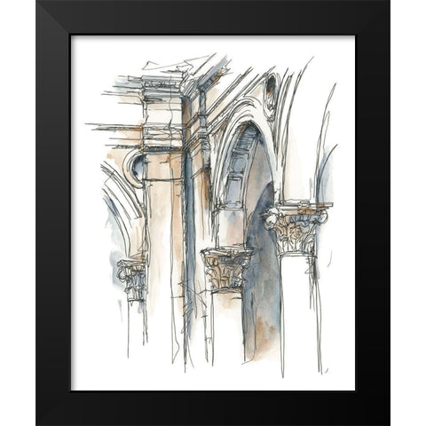 Plein Air Interior Study II Black Modern Wood Framed Art Print by Harper, Ethan
