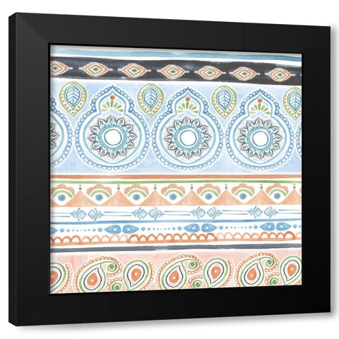 Bisect IV Black Modern Wood Framed Art Print by Wang, Melissa