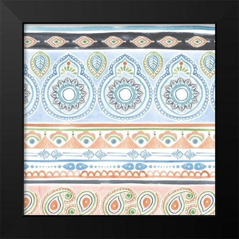 Bisect IV Black Modern Wood Framed Art Print by Wang, Melissa