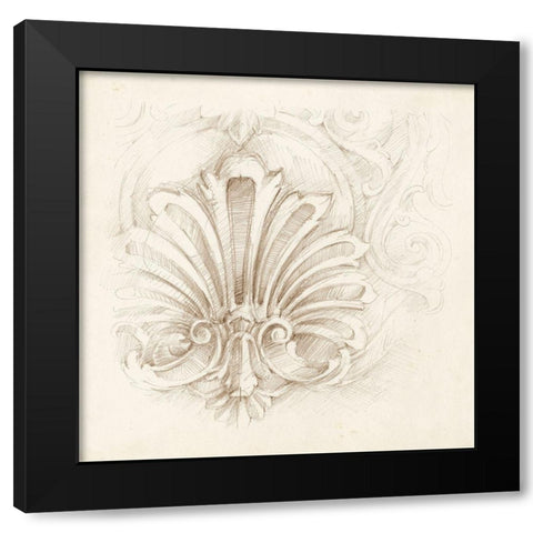 Architectural Accent I Black Modern Wood Framed Art Print by Harper, Ethan
