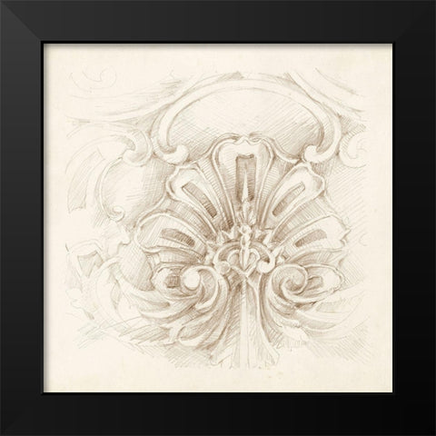 Architectural Accent II Black Modern Wood Framed Art Print by Harper, Ethan