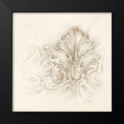 Architectural Accent III Black Modern Wood Framed Art Print by Harper, Ethan