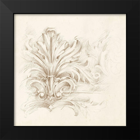 Architectural Accent IV Black Modern Wood Framed Art Print by Harper, Ethan