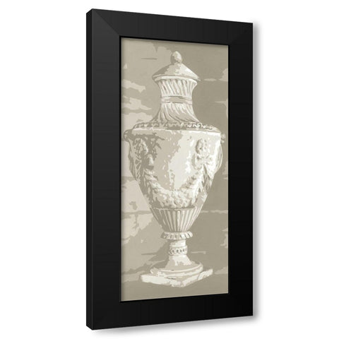 Graphic Urn II Black Modern Wood Framed Art Print by Harper, Ethan