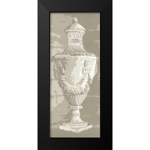Graphic Urn II Black Modern Wood Framed Art Print by Harper, Ethan
