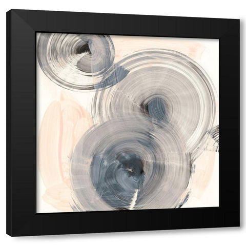 Spin Around I Black Modern Wood Framed Art Print by Harper, Ethan