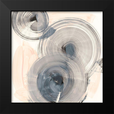 Spin Around I Black Modern Wood Framed Art Print by Harper, Ethan
