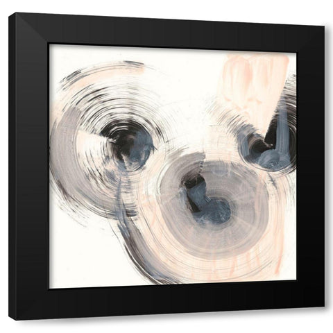 Spin Around II Black Modern Wood Framed Art Print by Harper, Ethan
