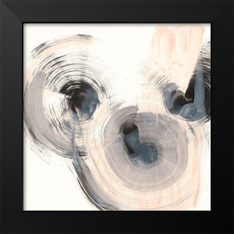 Spin Around II Black Modern Wood Framed Art Print by Harper, Ethan