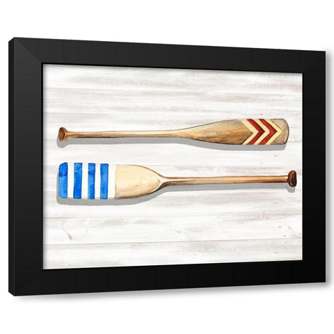 Crew Legacy II Black Modern Wood Framed Art Print by Parker, Jennifer Paxton