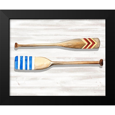 Crew Legacy II Black Modern Wood Framed Art Print by Parker, Jennifer Paxton