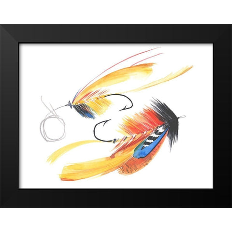 Lure I Black Modern Wood Framed Art Print by Parker, Jennifer Paxton