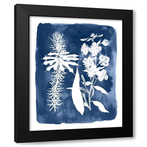 Botanical Inverse I Black Modern Wood Framed Art Print by Vision Studio