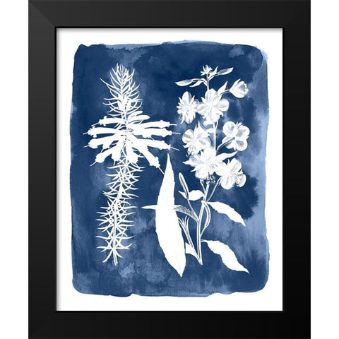 Botanical Inverse I Black Modern Wood Framed Art Print by Vision Studio