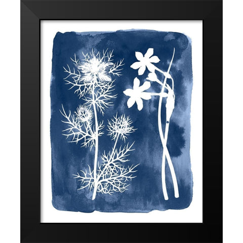 Botanical Inverse III Black Modern Wood Framed Art Print by Vision Studio