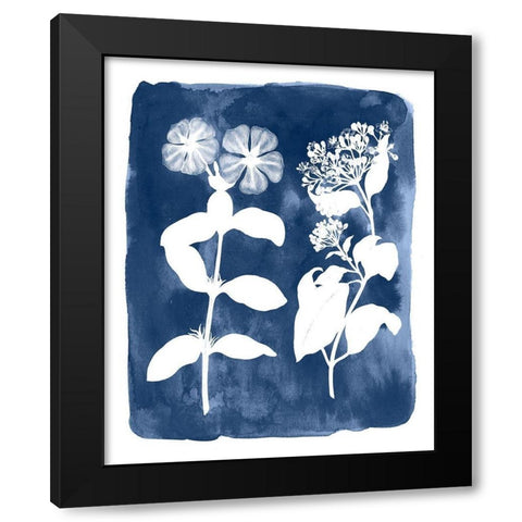 Botanical Inverse IV Black Modern Wood Framed Art Print by Vision Studio
