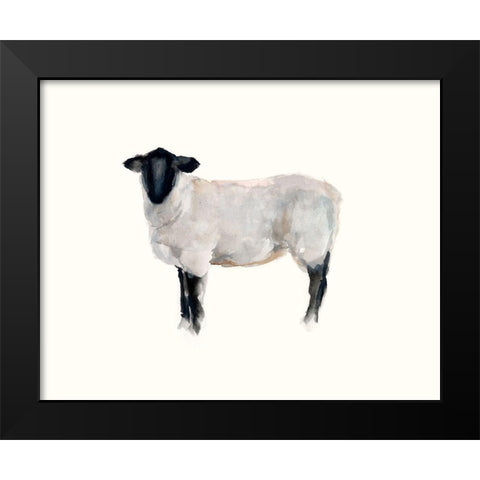 Farm Animal Study I Black Modern Wood Framed Art Print by Harper, Ethan