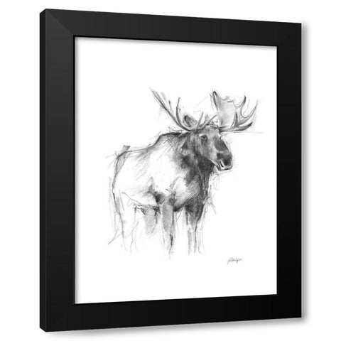 Western Animal Sketch IV Black Modern Wood Framed Art Print by Harper, Ethan
