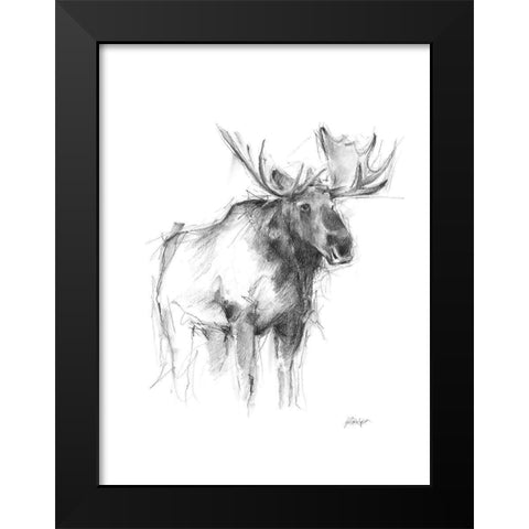 Western Animal Sketch IV Black Modern Wood Framed Art Print by Harper, Ethan