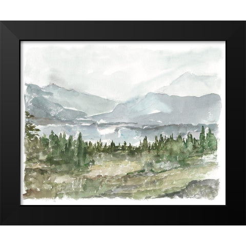 Overcast Reservoir II Black Modern Wood Framed Art Print by Harper, Ethan