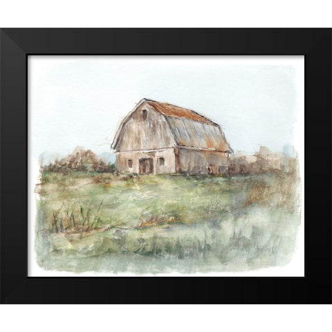 Tin Roof Barn II Black Modern Wood Framed Art Print by Harper, Ethan