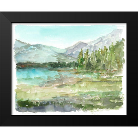 Plein Air Reservoir I Black Modern Wood Framed Art Print by Harper, Ethan