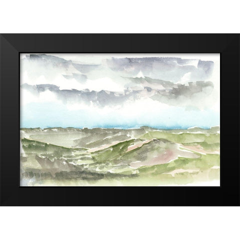 Valley Storm I Black Modern Wood Framed Art Print by Harper, Ethan