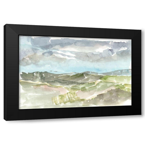 Valley Storm II Black Modern Wood Framed Art Print by Harper, Ethan