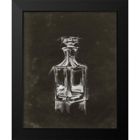 Crystal Barware II Black Modern Wood Framed Art Print by Harper, Ethan