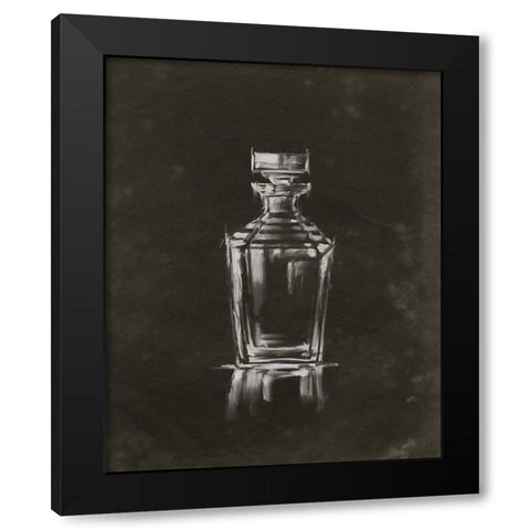 Crystal Barware IV Black Modern Wood Framed Art Print by Harper, Ethan