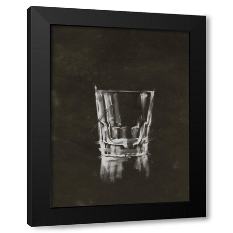 Crystal Barware VI Black Modern Wood Framed Art Print by Harper, Ethan